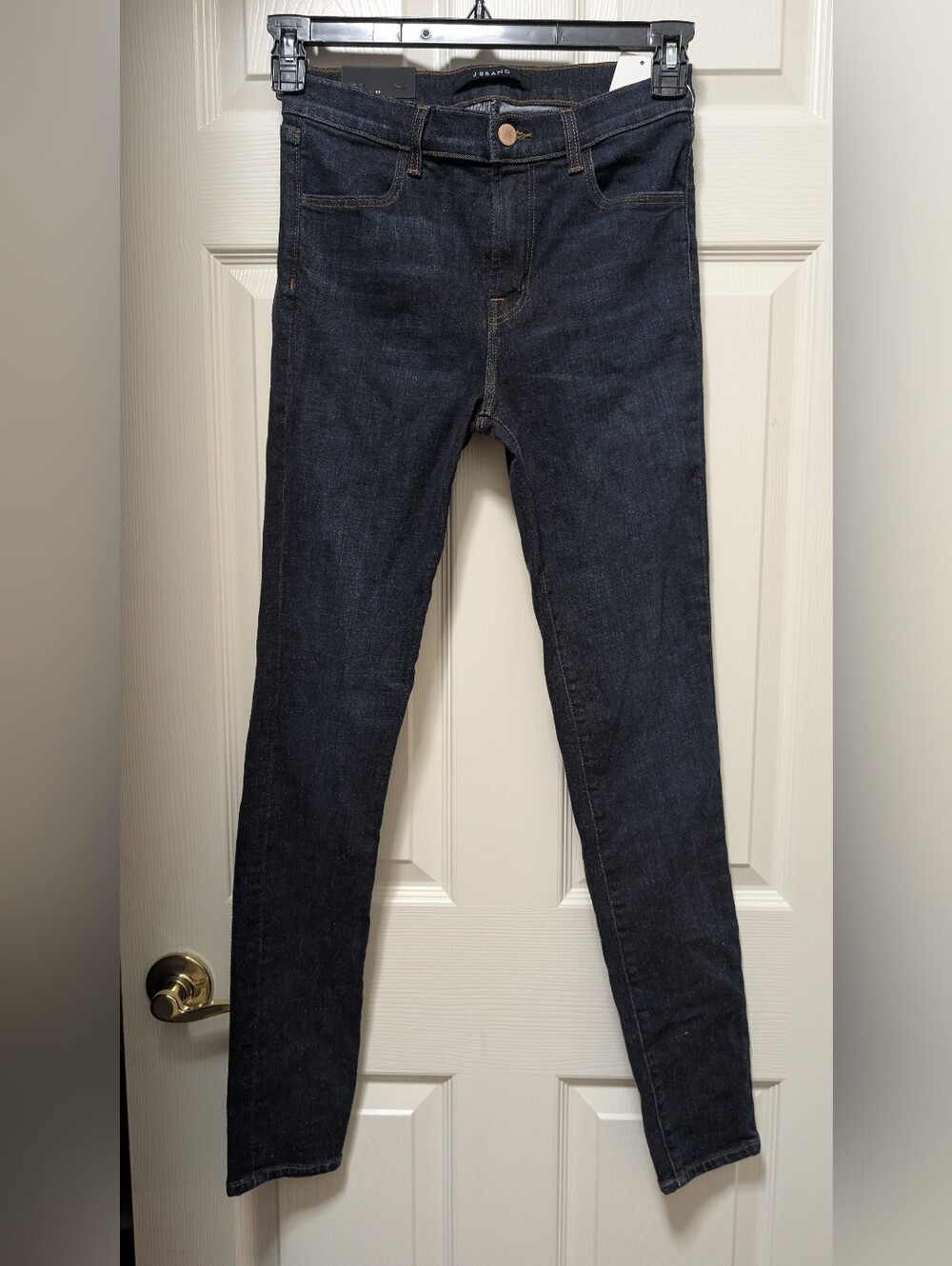 J Brand Maria High Rise Dark Wash Systematic Stretch Skinny Jeans NWT Size 27